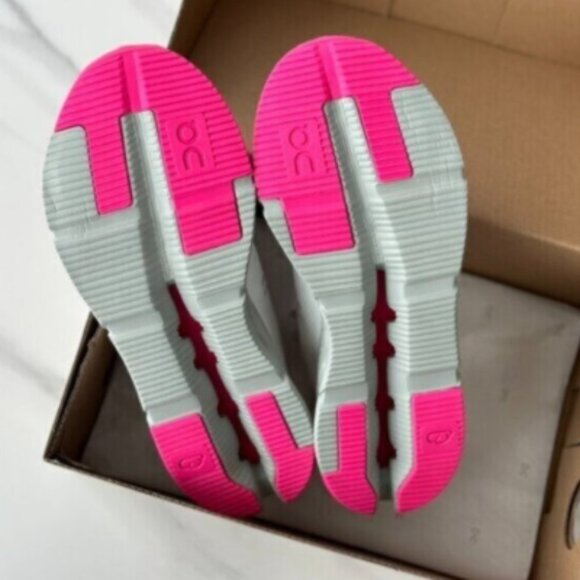 New On Cloud Cloudnova "Barbie" Women Pink Shoes White - Picture 8 of 8